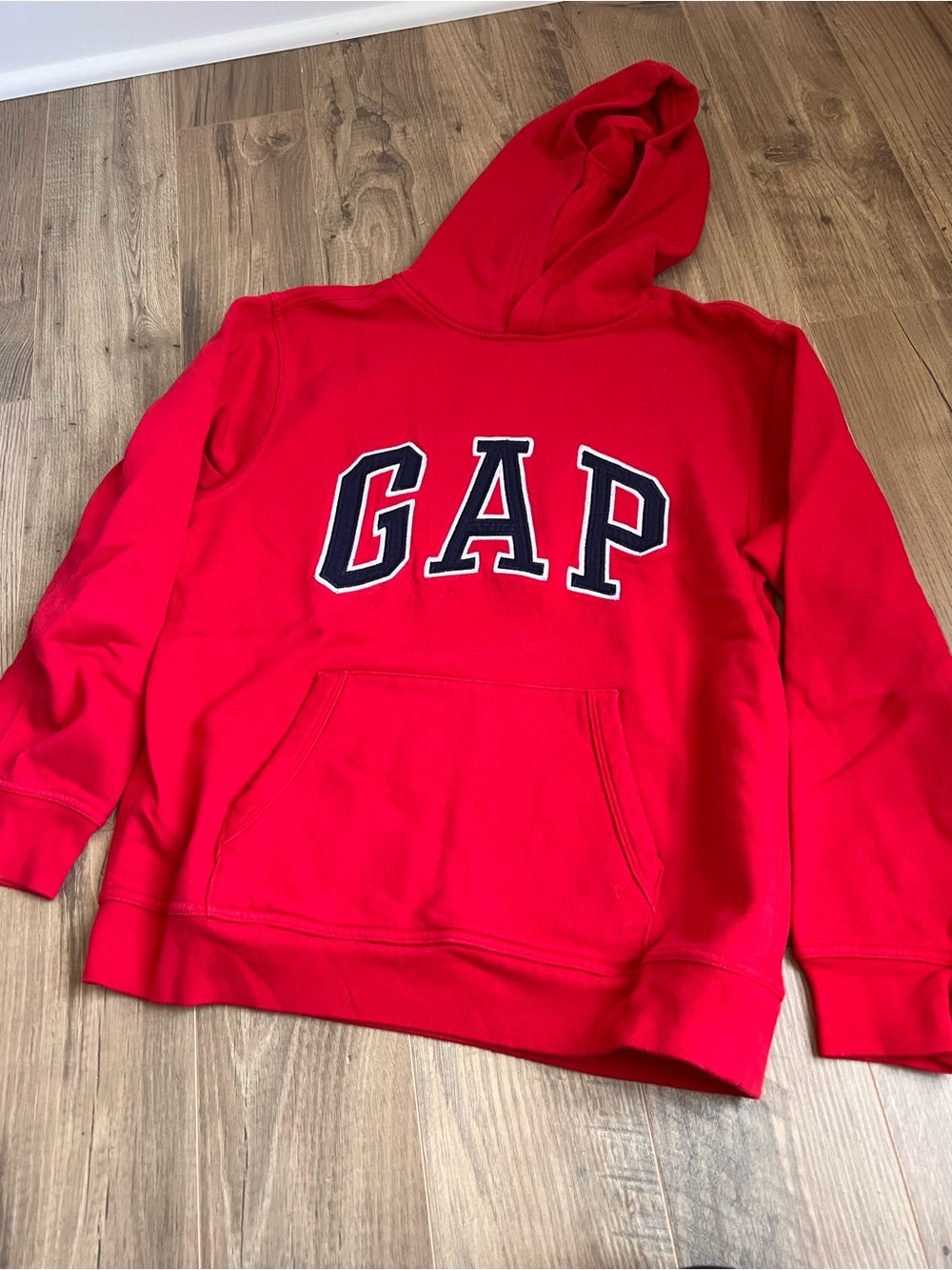 GAP Kids Bright Red Fleece Hoodie